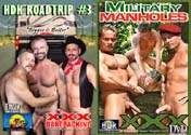 MILITARY MANHOLES + HDK ROADTRIP 3 DVD  -  BAREBACK  -  $3.99  -  DVD ONLY!